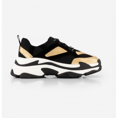 Nik&Nik Chunky Sneaker Black/Gold Nik&Nik Chunky Sneaker Black/Gold